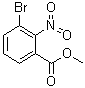 structure of CAS# 104670-71-5, Methyl 3-bromo-2-nitrobenzoate
