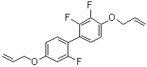 2,2',3-三氟-4,4'-二(2-丙烯-1-基氧基)-1,1'-联苯分子结构 (CAS 1046758-96-6)