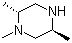 (2R,5S)-1,2,5-三甲基哌嗪分子结构 (CAS 1046788-78-6)