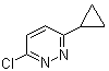 3-氯-6-环丙基哒嗪分子结构 (CAS 1046816-38-9)
