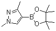 (1,3-二甲基-1H-吡唑-4-基)硼酸频哪醇酯分子结构 (CAS 1046832-21-6)