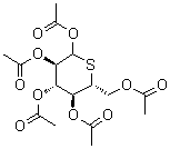 CAS 登录号：10470-80-1, 1,2,3,4,6-五-O-乙酰基-5-硫代-D-吡喃葡萄糖
