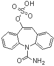 10-(磺基氧基)-5H-二苯并[b,f]氮杂卓-5-甲酰胺分子结构 (CAS 104746-00-1)
