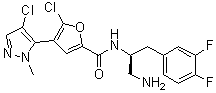 structure of CAS# 1047634-65-0, Uprosertib