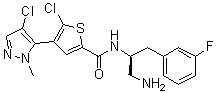 Afuresertib分子结构 (CAS 1047644-62-1)