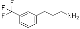 3-(三氟甲基)苯丙胺分子结构 (CAS 104774-87-0)