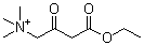 4-乙氧基-N,N,N-三甲基-2,4-二氧代-1-丁铵分子结构 (CAS 10485-47-9)