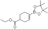structure of CAS# 1049004-32-1, 1-Ethoxycarbonylcyclohex-3-ene-4-boronic acid pinacol ester