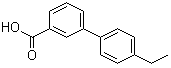 structure of CAS# 1049130-93-9, 4'-乙基联苯-3-羧酸