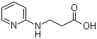 3-(2-吡啶基氨基)丙酸分子结构 (CAS 104961-64-0)