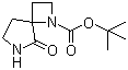 5-氧代-1,6-二氮杂螺[3.4]辛烷-1-羧酸叔丁酯分子结构 (CAS 1049730-83-7)