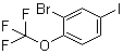 2-Bromo-4-iodo-1-(trifluoromethoxy)benzene molecular structure (CAS 1049731-04-5)
