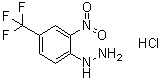 [2-硝基-4-(三氟甲基)苯基]肼盐酸盐分子结构 (CAS 1049748-69-7)
