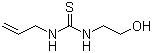 CAS # 105-81-7, 1-Allyl-3-(2-hydroxyethyl)-2-thiourea, 1-Allyl-3-(2-hydroxyethyl)thiourea, N-Allyl-N'-(2-hydroxyethyl)thiourea