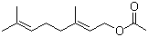 CAS # 105-87-3, Geranyl acetate, Trans-3,7-dimethyl-2,6-octadien-1-yl ethanoate, Geranyl ethanonte