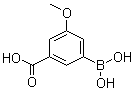structure of CAS# 1050424-08-2, 3-硼酸基-5-甲氧基苯甲酸