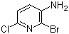 2-溴-6-氯-3-吡啶胺分子结构 (CAS 1050501-88-6)