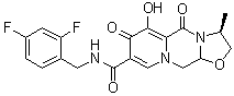 structure of CAS# 1051375-10-0, (3S,11aR)-N-[(2,4-二氟苯基)甲基]-2,3,5,7,11,11a-六氢-6-羟基-3-甲基-5,7-二氧代恶唑并[3,2-a]吡啶并[1,2-d]吡嗪-8-甲酰胺