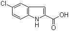 structure of CAS# 10517-21-2, 5-Chloroindole-2-carboxylic acid
