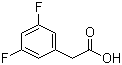 structure of CAS# 105184-38-1, 3,5-二氟苯乙酸