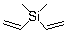 二甲基二乙烯基硅烷分子结构 (CAS 10519-87-6)
