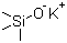 三甲基硅醇钾分子结构 (CAS 10519-96-7)
