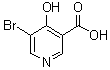 structure of CAS# 1052114-83-6, 5-溴-4-羟基-3-吡啶羧酸