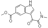 3-[2-(二甲基氨基)-2-氧代乙酰基]-1H-吲哚-5-羧酸甲酯分子结构 (CAS 1052181-84-6)