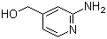 2-氨基吡啶-4-甲醇分子结构 (CAS 105250-17-7)