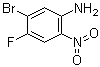 5-溴-4-氟-2-硝基苯胺分子结构 (CAS 1052686-50-6)