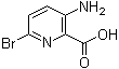 3-氨基-6-溴吡啶-2-羧酸分子结构 (CAS 1052708-46-9)