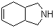 structure of CAS# 10533-30-9, 2,3,3a,4,7,7a-Hexahydro-1H-isoindole
