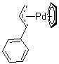 (2,4-环戊二烯-1-基)(苯基-2-丙烯基)-钯分子结构 (CAS 105333-10-6)