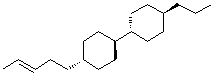 (反式,反式)-4-[(3E)-3-戊烯-1-基]-4'-丙基-1,1'-联环己烷分子结构 (CAS 105351-42-6)