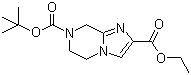 5,6-二氢咪唑并[1,2-a]吡嗪-2,7(8H)-二甲酸 7-叔丁酯 2-乙酯分子结构 (CAS 1053656-22-6)