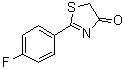 2-(4-氟苯基)-4(5H)-噻唑酮分子结构 (CAS 1053657-30-9)