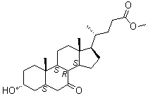CAS # 10538-59-7, Methyl 7-keto-3alpha-hydroxy-5beta-cholanoate, Methyl 3alpha-hydroxy-7-oxo-5beta-cholan-24-oate