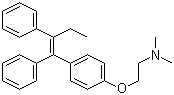 CAS # 10540-29-1, Tamoxifen, trans-2-[4-(1,2-Diphenyl-1-butenyl)phenoxy]-N,N-dimethylethylamine