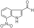 7-硝基吲哚-3-甲醛分子结构 (CAS 10553-14-7)
