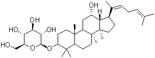 人参皂苷 Rh3分子结构 (CAS 105558-26-7)