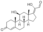structure of CAS# 105562-13-8, (11β,17Z)-11,20-Dihydroxy-3-oxo-pregna-4,17(20)-dien-21-al