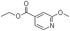 2-甲氧基异烟酸乙酯分子结构 (CAS 105596-61-0)
