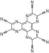 structure of CAS# 105598-27-4, 2,3,6,7,10,11-Hexacyano-1,4,5,8,9,12-hexaazatriphenylene