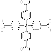 四(4-甲酰基苯基)硅烷分子结构 (CAS 1055999-34-2)