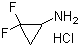 structure of CAS# 105614-25-3, 2,2-Difluorocycloprop-1-ylamine hydrochloride