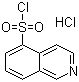 异喹啉-5-磺酰氯盐酸盐分子结构 (CAS 105627-79-0)