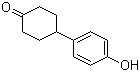 4-(4-羟基苯基)环己酮分子结构 (CAS 105640-07-1)