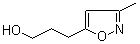 3-(3-甲基异恶唑-5-基)丙-1-醇分子结构 (CAS 105658-49-9)