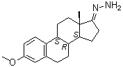CAS 登录号：105663-60-3, 3-甲氧基雌甾-1,3,5(10)-三烯-17-酮腙