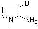 structure of CAS# 105675-85-2, 5-氨基-4-溴-1-甲基吡唑